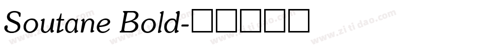 Soutane Bold字体转换